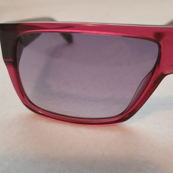 Marc by Marc Jacobs Purple Rectangular Square Sunglasses w Gray Gradient Lenses - Picture 9 of 13